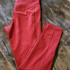 Love Her Shop Red Activewear Leggings